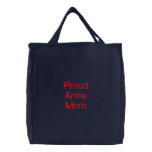 Proud Army Mum embroidered bags