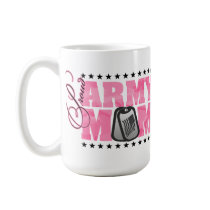 Proud Army Mum Pink Camo Coffee Mug