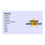 Proud Army Officer Business Card Templates