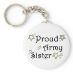 proud army sister keychains