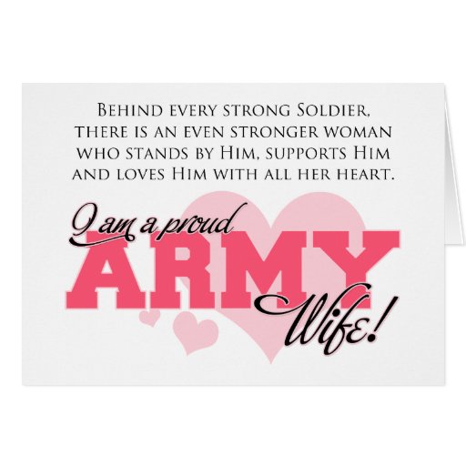 Proud Army Wife Cards