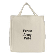 Proud Army Wife Bag