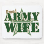 Proud Army Wife Mouse Pad