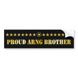 Proud ARNG Brother Stars bumper stickers