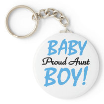 Proud Aunt Baby Boy Tshirts and Gifts Keychains