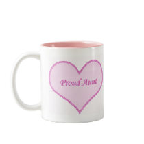 Proud Aunt Mug, Pink