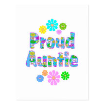 Proud Auntie Postcards