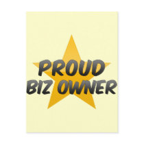 Proud Biz Owner Postcards