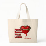 Proud Bleeding Heart Liberal Canvas Bag