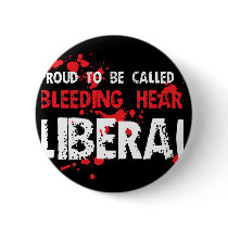 Proud Bleeding Heart Liberal Pin