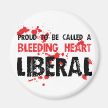 Proud Bleeding Heart Liberal Fridge Magnet