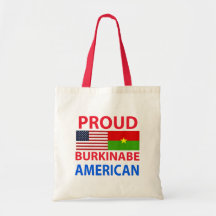 Proud Burkinabe American Canvas Bag