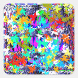 PROUD Canadian MAPLE Square Stickers