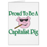 Proud Capitalist Pig cards
