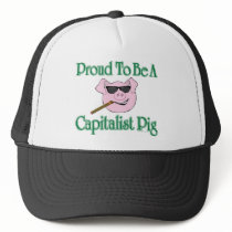 Proud Capitalist Pig Mesh Hat