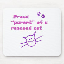 proud cat mousepad
