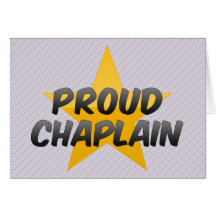 Proud Chaplain Greeting Cards