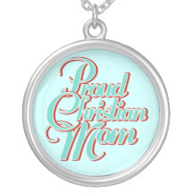Proud Christian Mum Personalized Necklace