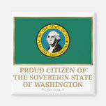 Proud Citizen of Washington Fridge Magnet