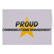 Proud Communications Management Cards