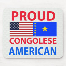 Proud Congolese American Mouse Pad