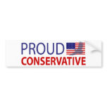 Proud Conservative Bumper Stickers