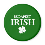 Proud Custom Budapest Irish City T-Shirt magnets