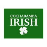 Proud Custom Cochabamba Irish City T-Shirt postcards