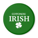 Proud Custom Cotonou Irish City T-Shirt magnets