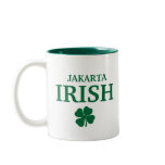 Proud Custom Jakarta Irish City T-Shirt mugs