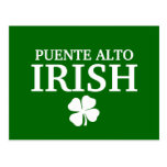 Proud Custom Puente Alto Irish City T-Shirt Post Cards