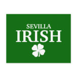 Proud Custom Sevilla Irish City T-Shirt postcards