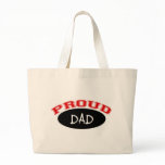 Proud Dad (Black and Red) Bag