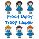 Proud Daisy Troop Leader Daisy Rows t-shirts