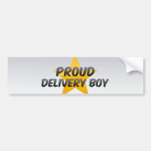 Proud Delivery Boy Bumper Sticker