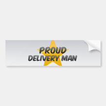 Proud Delivery Man Bumper Stickers