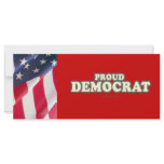 Proud Democrat Rack Card Design