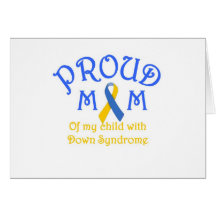 Proud Down Syndrome Mum Greeting Cards