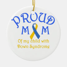 Proud Down Syndrome Mum Ornaments