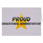Proud Educational Administrator Greeting Cards