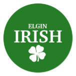 Proud ELGIN IRISH! St Patrick's Day stickers