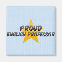 Proud English Professor Fridge Magnets