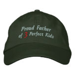 Proud Father of Perfect Kids Baseball Cap