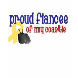 Proud Fiancee of my Coastie t-shirts