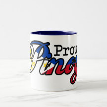Proud Filipino Pinoy Coffee Mugs