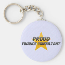 Proud Finance Consultant Key Chains