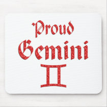 Proud Gemini Mousepad