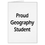 Proud Geography Student Cards