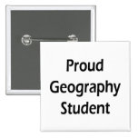 Proud Geography Student Pinback Button
