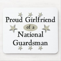 Proud Girlfriend of a National Guardsman Mouse Pad
